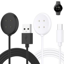 Meliya 2-Pack Charger Cable for Google Pixel Watch 3 / USB-C  USB-A