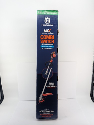 #ad Husqvarna 970701204 330iKL 40V 18in String Trimmer w 4 Ah Battery amp; Charger New $199.84