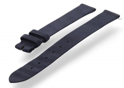 12mm Genuine CHOPARD Navy Fabric & Leather Watch Strap Band 12/12mm