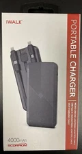 iWalk Portable Charger, iPhone, Android 4000mAh BRAND NEW IN BOX