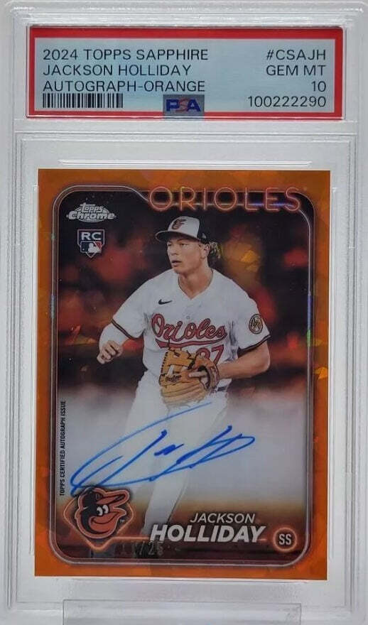 2024 Topps Chrome Sapphire Edition - Autographs Jackson Holliday