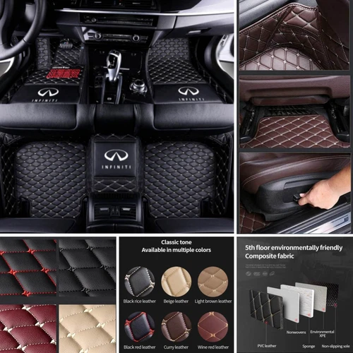 For Infinity G35 G25 G37 G20 Q50 QX50 QX60 M35 M37 M45 Car Floor Mats Liners - Picture 22 of 37