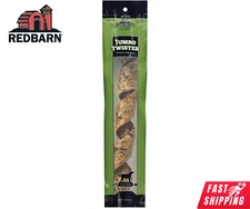 Redbarn Twister Jumbo Dog Chew Treat Puppy Dental Health Beef Bully Gravy 19"