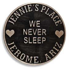 4 Brothel Tokens--Jennie's Place, Honest Walt's, Kitty Kat's House  Fat Fannies