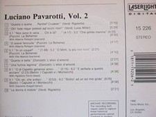 Live 1961-1967 Vol 2 / Rigoletto / La Boheme - Audio CD By Pavarotti - VERY GOOD