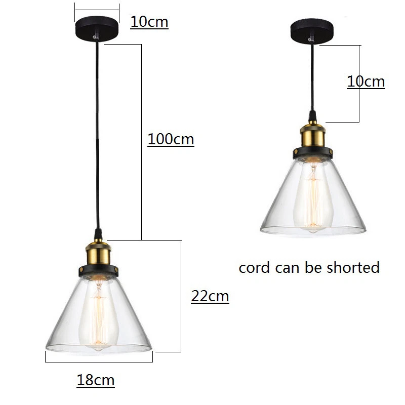 3X Kitchen Lamp Bar Ceiling Light Glass Pendant Lights Hotel Chandelier Lighting - Image 2 of 4