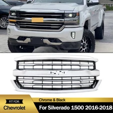 For 2016-2018 Chevrolet Silverado 1500 LTZ High Country Chrome Grille 84056776