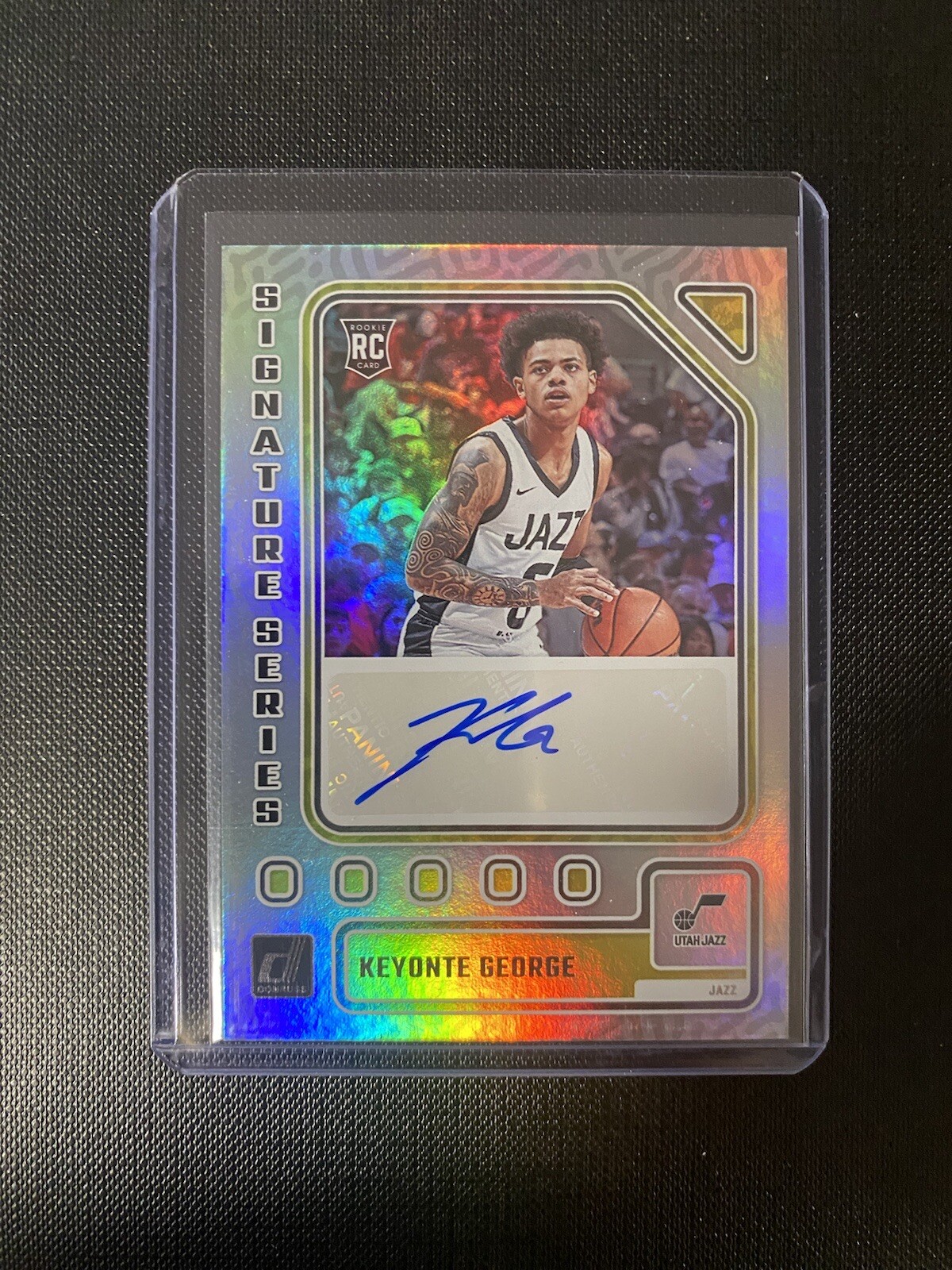2023-24 Donruss Basketball SS-KEY Silver Signature Series Keyonte George auto 