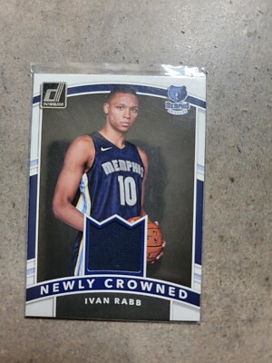 F93779  2017-18 Donruss Newly Crowned Rookie Jerseys #7 Ivan Rabb GRIZZLIES