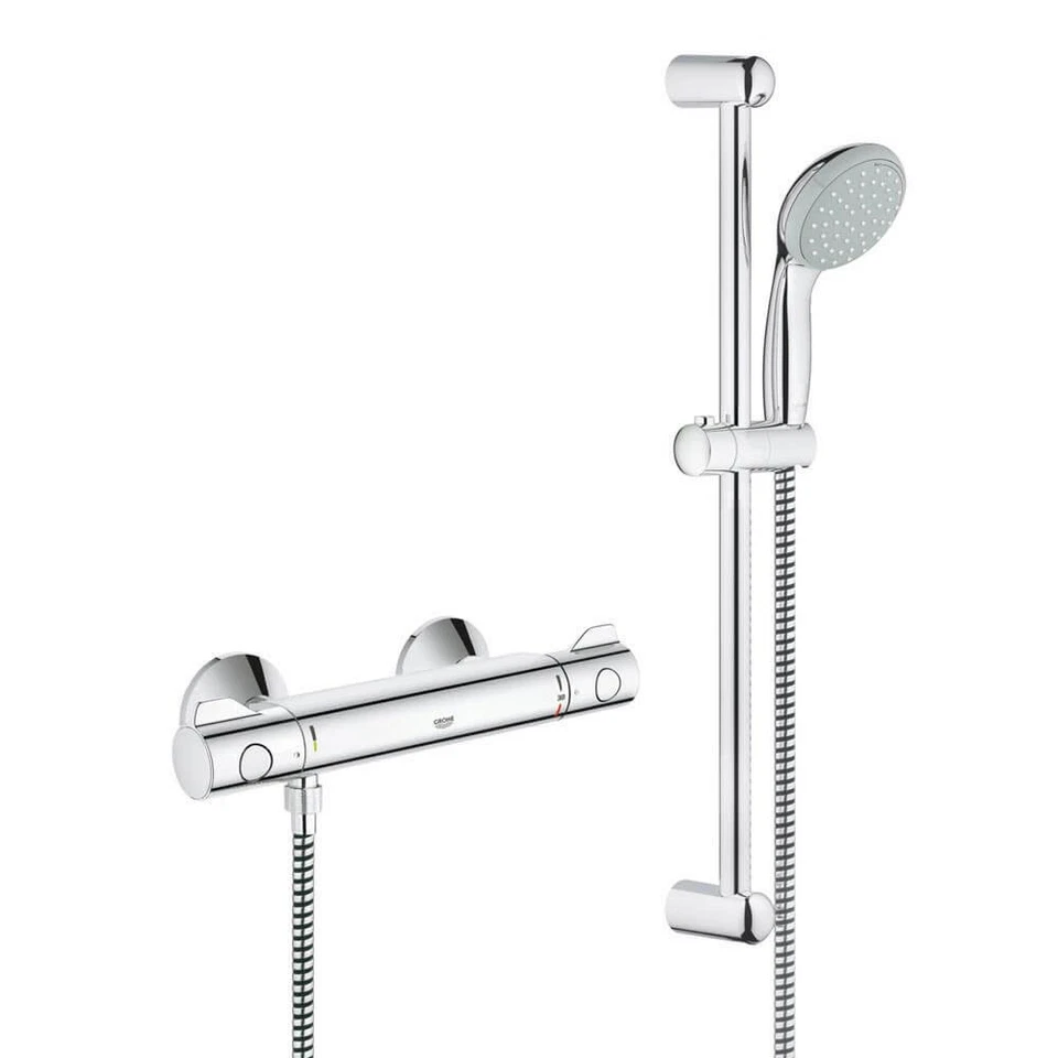 Grohe - Grotherm 800 Bar Mixer Shower In chrome with Rail Kit - 34565001