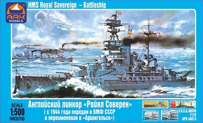 1:500 ARK Models 40013 - HMS Battleship ''Royal Sovereign''