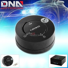 Nrg Srk-101mb Racing Steering Wheel Quick Release Lock Kitkey Matte Black Body