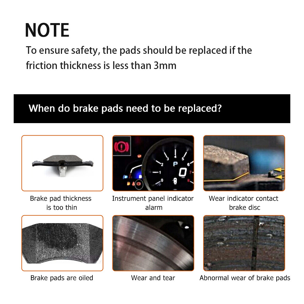 Rear Ceramic Brake Pads for Toyota Matrix S FWD Corolla Prius Lexus