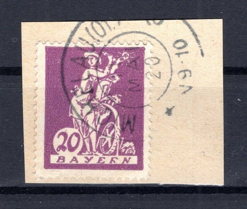Bavaria 181 Pfiii Abart Certified Stamped (77219
