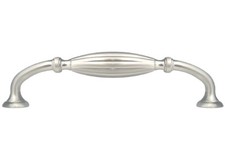 Brushed Nickel Satin Nickel Kitchen Bathroom Cabinet 5" Flute Pulls 128mm