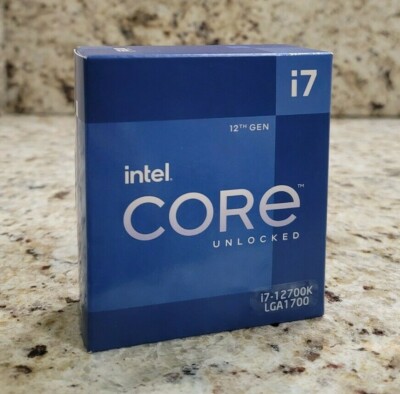 CPU Intel Core i7-12700K LGA1700 Intel 12th Gen Core i7-12700K SRL4N 3.6GHz (Turbo 5.0GHz) 12-Core