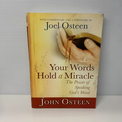 Your Words Hold a Miracle by John Osteen (Paperback Book) Self-Help