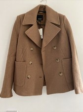 Marcs Beatrice Boucle Coat Biscuit Size 8