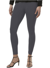 HUE Brushed Seamless BLACK OUT - Leggings Cobblestone M NWT