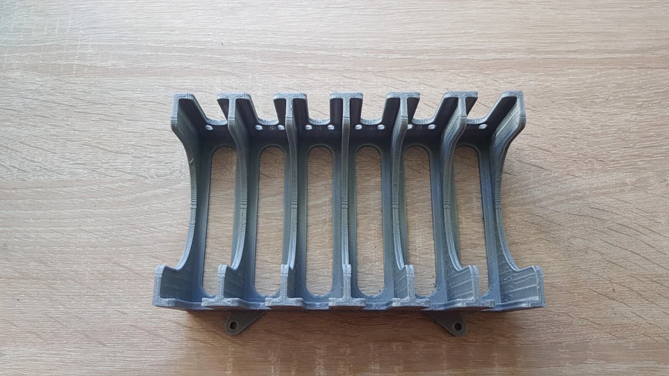 Festplatten Ständer 6-fach 3,5 Zoll Aufbewahrung Rack Rig Für Int. Platten - Bild 3 von 4