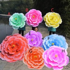 Flower Design Peony Floral Parasol Cosplay Party Show Umbrella Props New 1PC