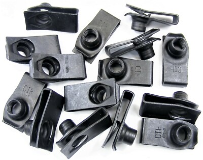 For Jeep U-nut Clips- 5/16-18 Thread- 27/32'' Center of Hole to Edge- 15pcs- #190