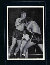 1954 C.H. Knorr Boxing Card #18 Heinz Neuhaus vs. Karel Sys, EX!