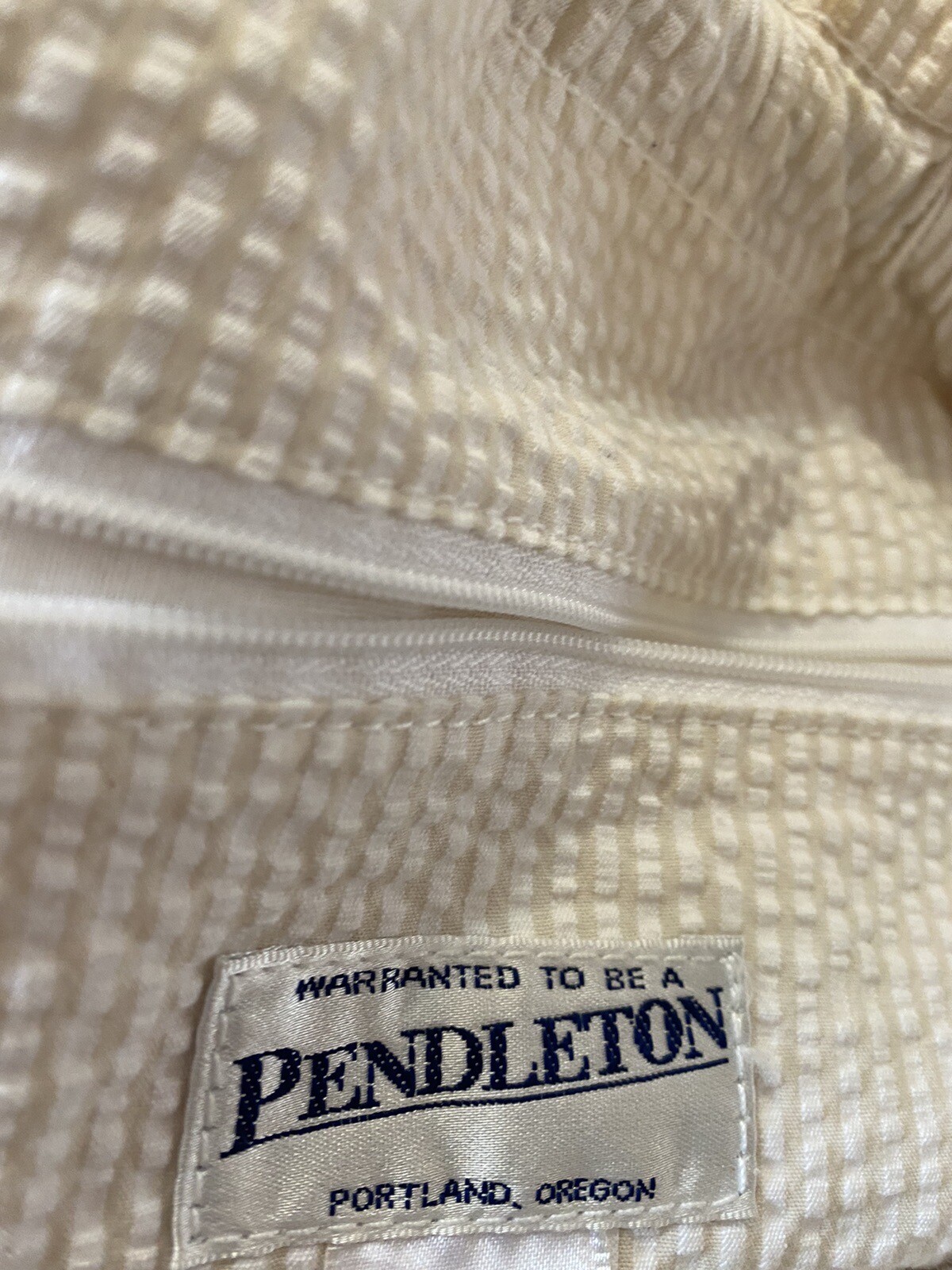 Pendleton Draw String Winter White Cream Cotton P… - image 2