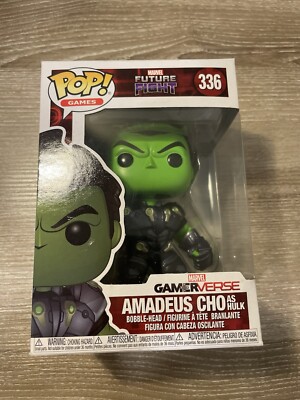 Funko POP Games Marvel Future Fight BH 336 Amadeus Cho as Hulk Neu