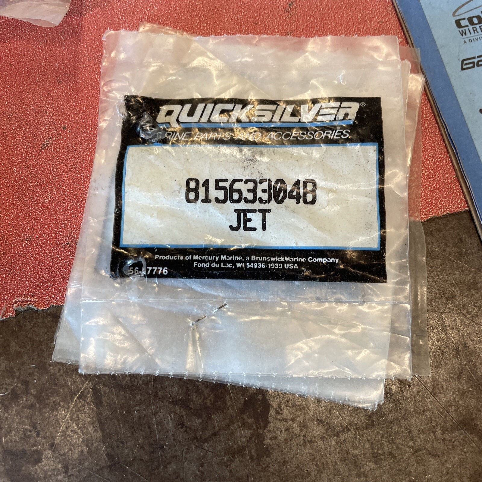 NOS OEM MERCURY QUICKSILVER JET - PN 815633048 | eBay