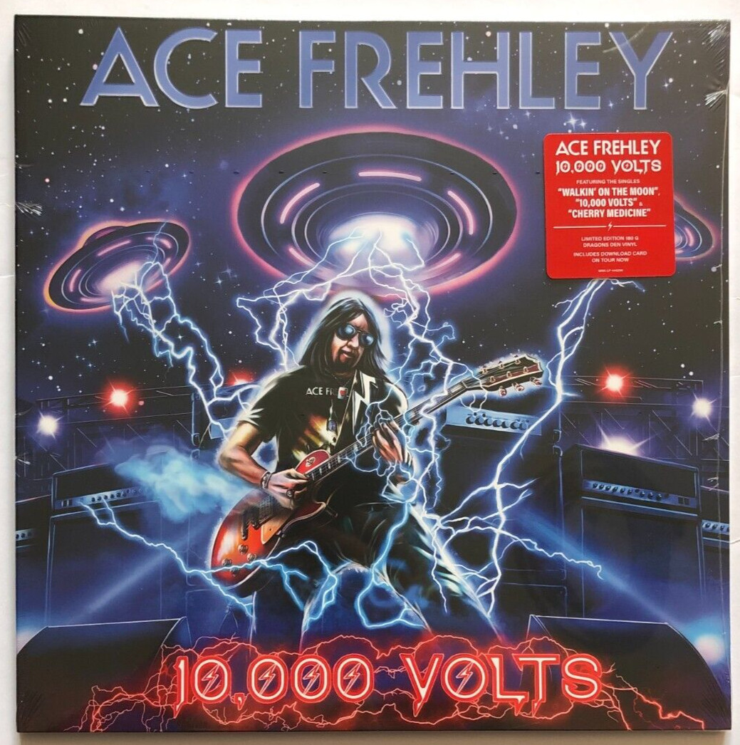 Ace Frehley 10000 Volts Dragons Den Vinyl Record New Sealed 0634164402983