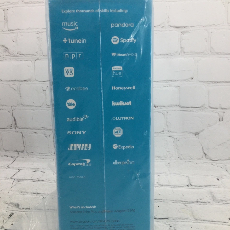 NEW Amazon Echo Bluetooth Wi-Fi Smart Speaker with Alexa 1st Generation Black - Image 2 of 2