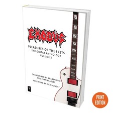 Exodus "Pleasures of the Frets Volume 2" Official Tab Book Slayer Metallica New