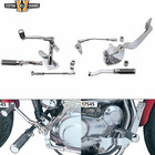 Chrome Forward Controls Kit Fit For Harley Evolution Sportster w/5 speed 1991 03
