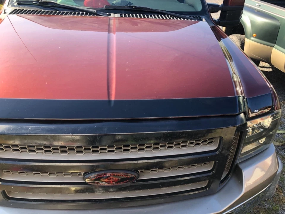 Protector de capó Husky AeroSkin deflector protector contra insectos para Ford F250 F350 1999-2007 Foto 2 de 4