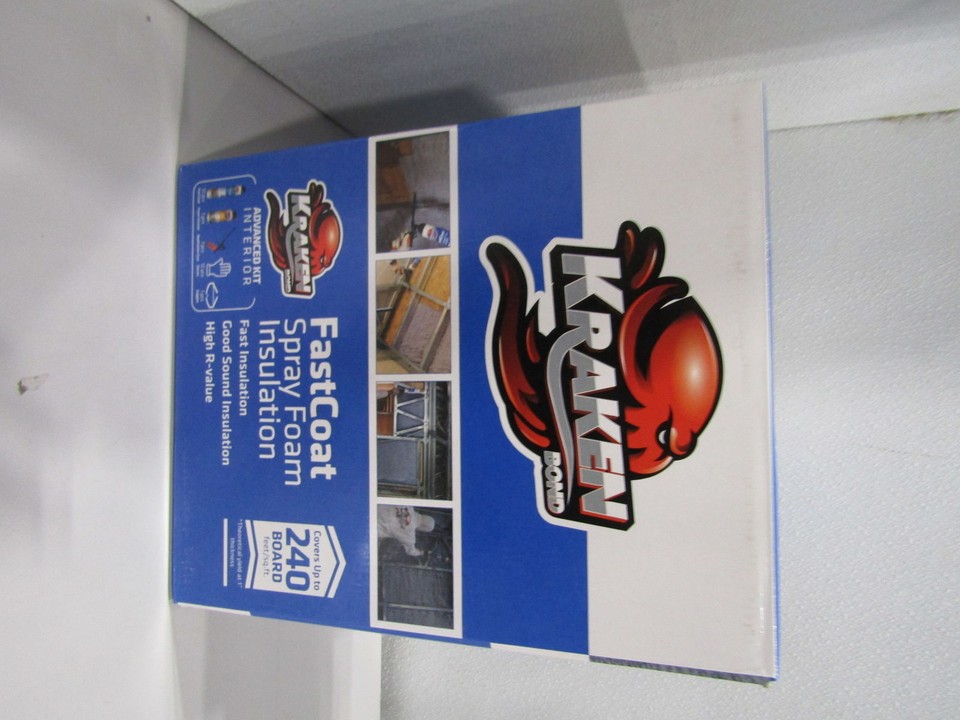Kraken Bond Fastcoat Insulation Spray Foam Advanced Kit eBay