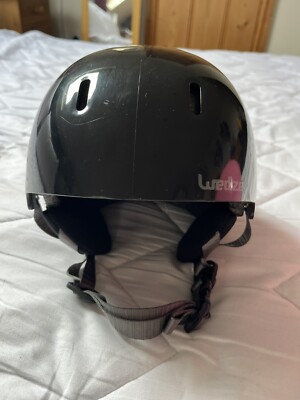 Decathlon Wedze Kids Snow/ski Helmet SMALL 48-52 cm Black