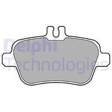 LP2289 DELPHI Brake Pad Set, disc brake for INFINITI,MERCEDES-BENZ