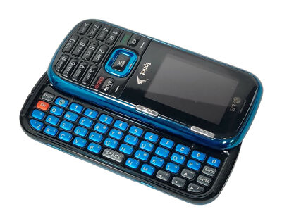 LG LX265 Rumor 2 Slider Mobile Cell Phone Sprint Network Blue 2in