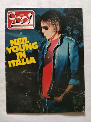 CIAO 2001 N. 37 1982 NEIL YOUNG RICKIE LEE JONES LEO SAYER BLADE RUNNER