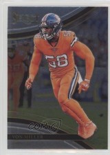 2017 Panini Select Field Level Von Miller (Uncorrected Error: Prizm on Back) 3n1