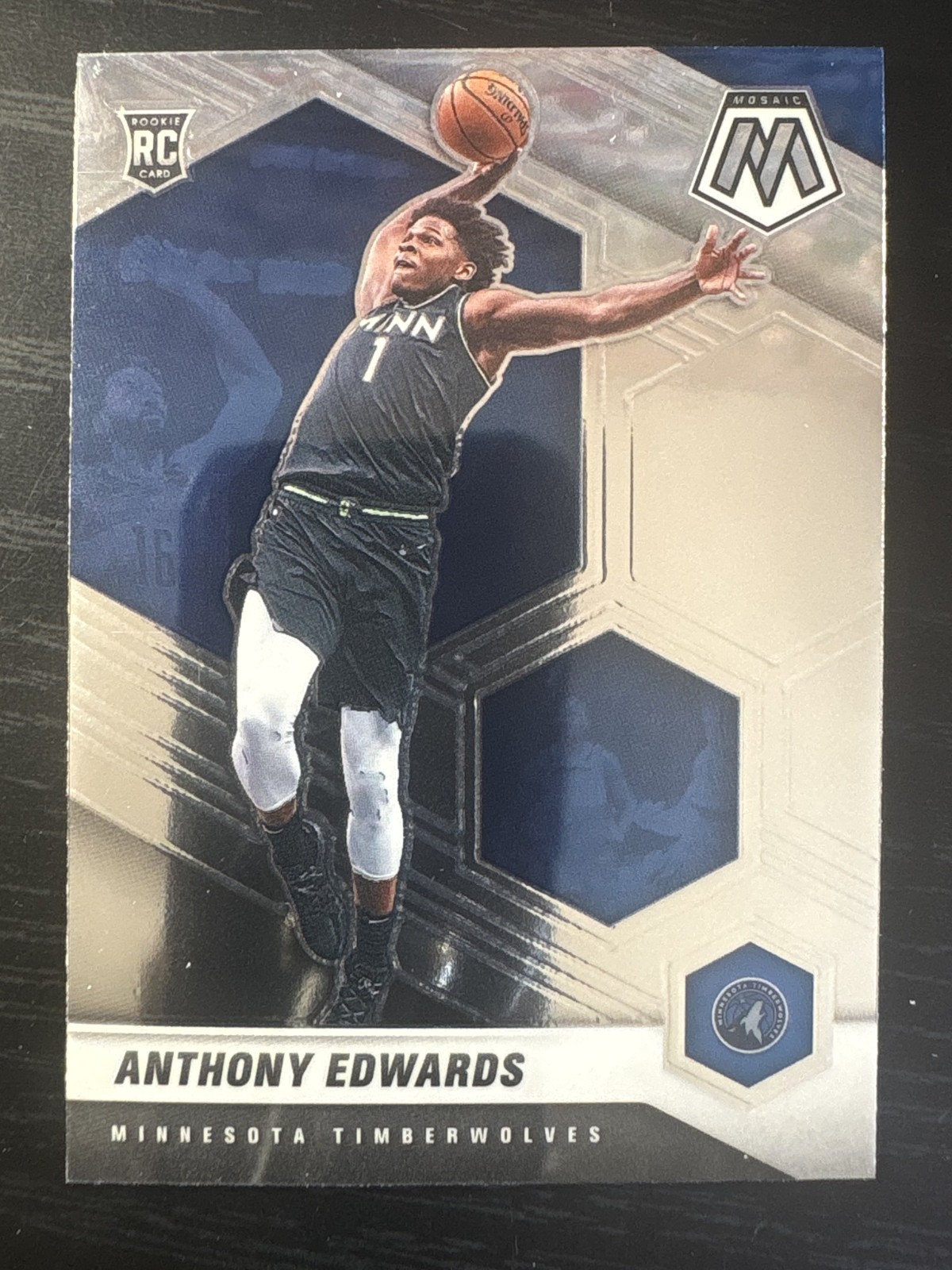 2020-21 Panini Mosaic Anthony Edwards Rookie #201 (RC) 