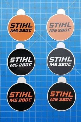 Vinyl Sticker for Stihl MS 280C Recoil Badge ''Full Overlay''