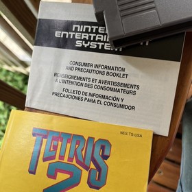 Tetris 2 (Nintendo NES) Complete in Box CIB Looks Unused