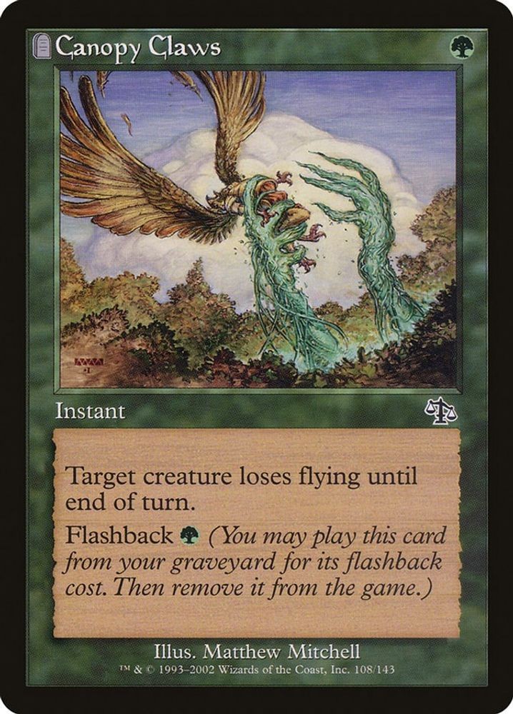 2002 Magic: The Gathering: Judgment - Canopy Claws (#108, C, Near Mint)