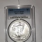 U.S. Mint 2015 American Silver Eagle $1 1 oz .999 Silver PCGS MS69