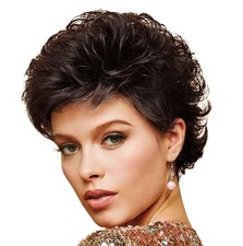 Gabor Resolve Short Layered Retro Wig by Hairuwear, Average Cap, G2+ Licorice M