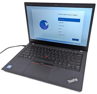 Lenovo ThinkPad T490 14'' Laptop i5-8365U 1.60GHz 16GB RAM 256GB NVMe Windows 11