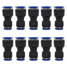 zjxed 10mm OD x 8mm OD Pneumatic quick Connector Push to Connect fittings Str...