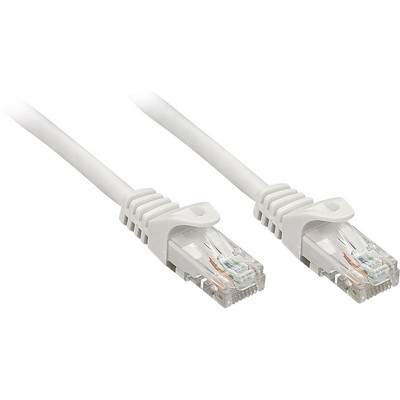 LINDY 48402 RJ45 Netzwerkkabel, Patchkabel CAT 5e U/UTP 2.00 m Grau  1 St.